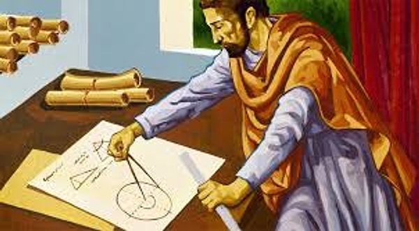 6. Треугольник - это геометрическая фигура, состоящая...