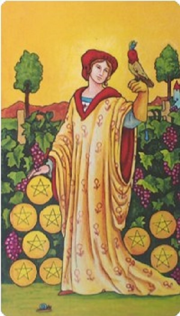 Девятка пентаклей