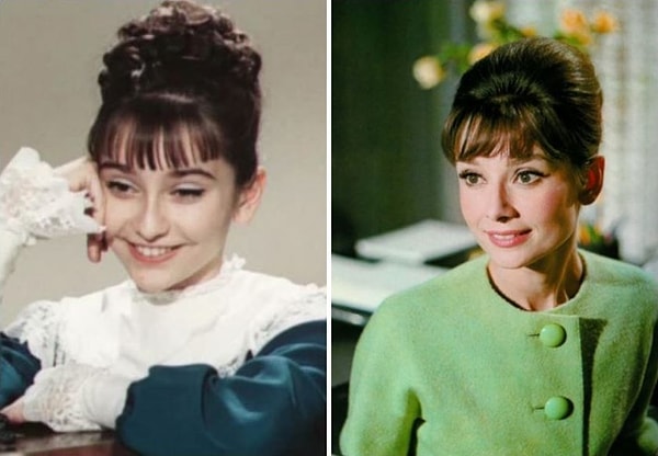 4. Ия Нинидзе и Одри Хепбёрн