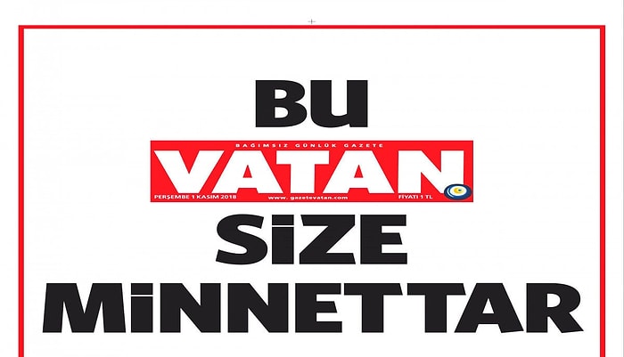 Dijital Ortamda Yola Devam Edecek: Vatan Gazetesi Son Baskı ile Veda Etti