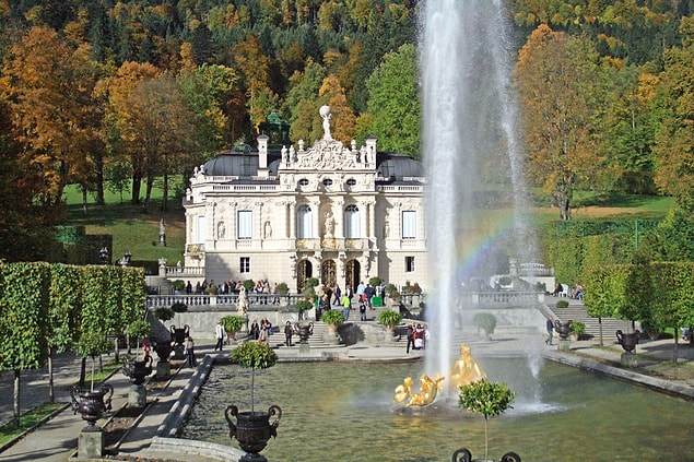 3. Linderhof Sarayı, Almanya.
