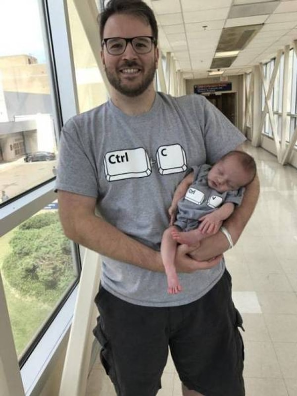 5. У этого отца классное чувство юмора, так что его ребенку повезло