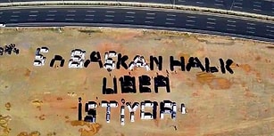 UBER Sürücüleri, Araçlarıyla 'Sn. Başkan Halk UBER İstiyor' Yazdılar!