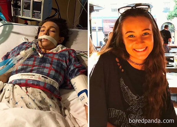 8. "Я побывала в отделении интенсивной терапии после отравления алкоголем. Это было хорошим уроком, и теперь я уже 6 месяцев не пью"