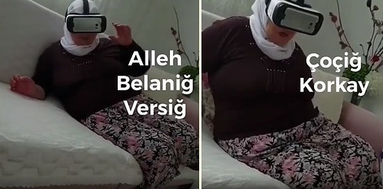 Sanal Gerçeklik Gözlüğü Takan Teyzenin Efsane Anları