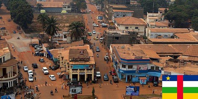 7) Orta Afrika Cumhuriyeti
