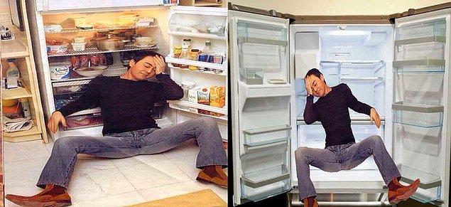 5. Hayal edilen buzdolabı-Gerçekte olan buzdolabı