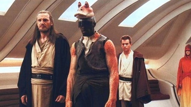 6. Jar Jar Binks'in bu hali hayranlarını şaşırttı 😂😂