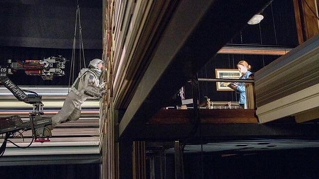 10. 'Yıldızlararası (Interstellar)'ın herkesin hafızasına kazınan o sahnesi işte böyle çekildi!