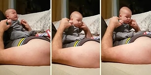 Geleceğin Motor Şampiyonu Geliyor: Babası Motor Simülasyonu Yapınca Ağlamayı Kesen Bebek