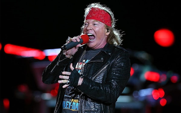 9. Вокалистом какой группы является Эксл Роуз?