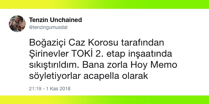 Her An Her Yerde Karşımıza Çıkıp Müziğiyle Büyüleyen Boğaziçi Caz Korosu'nu Mizahına Alet Ederek Güldüren 14 Kişi