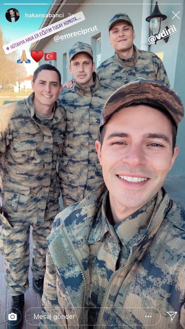 13. Hakan Sabancı ise vatani görevini tamamladığı gibi ortamlara geri döndü!