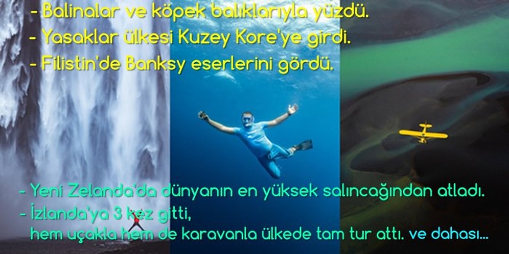 Hayatınızın Ne Kadar Sıradan Olduğunu Anlayacaksınız! 50 Ülke, 300 Şehir Gezen Macera Ruhlu Murat'la Tanışın