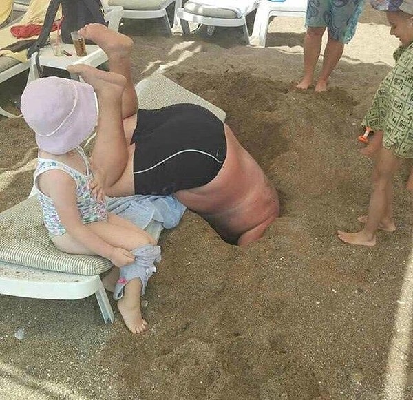 5. Когда закопал пиво, а жена откапала его раньше тебя