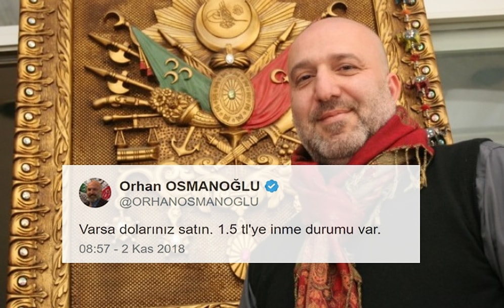 Abdülhamit'in Torunu Orhan Osmanoğlu'ndan Döviz 'Tüyosu': 'Doları Olan Satsın 1.5 TL'ye İnme İhtimali Var'