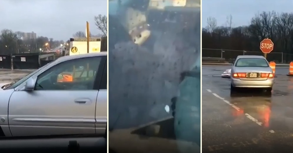 Çalışır Vaziyetteki Aracında Uyuyan Kişiye İyilik Yapmak İsterken Kötülük Yapan Adam