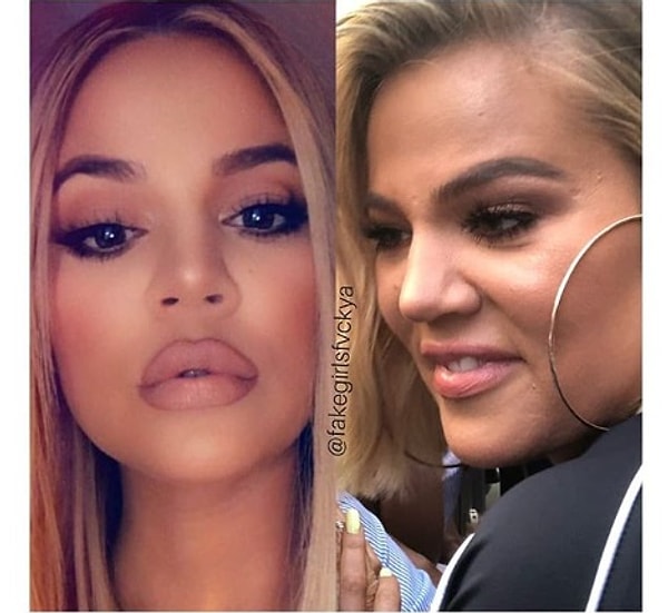 9. Хлои Кардашян не сильно отличается от своих сестер!