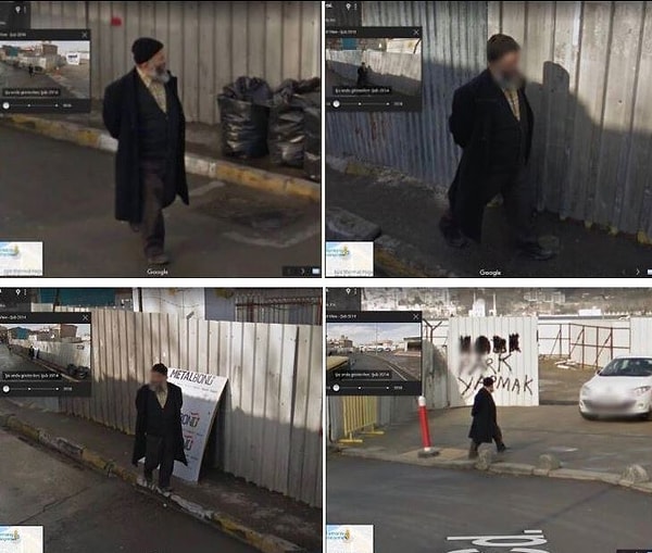 2. Мужчина засветился аж на 4 снимках!