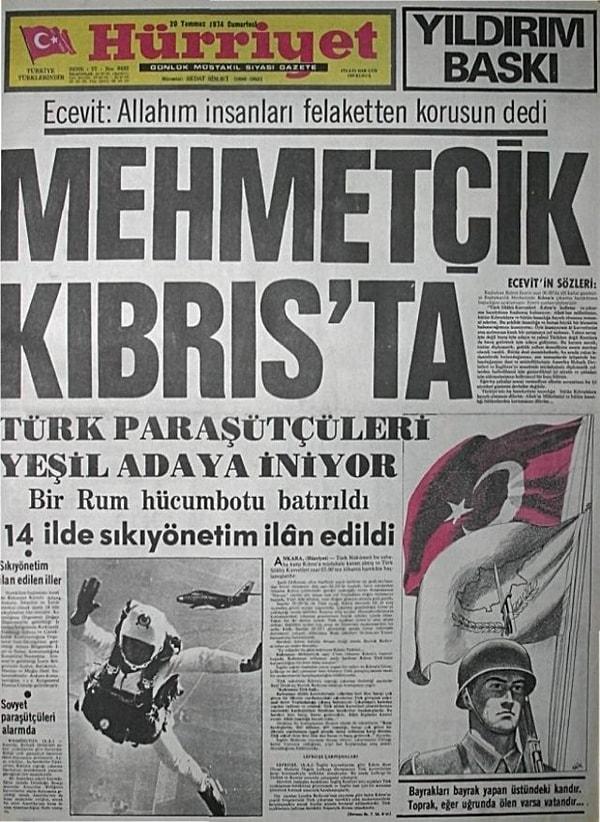 Genel başkan olduğu ilk seçimde oyların yüzde 33’ünü aldı, 1974 yılında başbakan oldu ve bu ilk döneminde Kıbrıs Barış Harekatı ile Türk tarihine silinmez bir iz bıraktı.