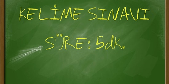 Bu Kelime Testinden Geçebilecek misin Bakalım?