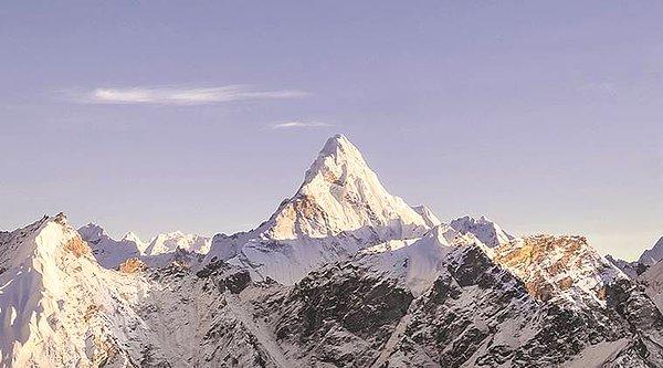 16. Everest dünyanın en yüksek zirvesi değildir.