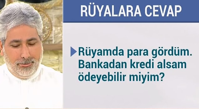 22. Sen o krediyi çekeceksin de sanki yolunu yapıyorsun gibi geldi bize.