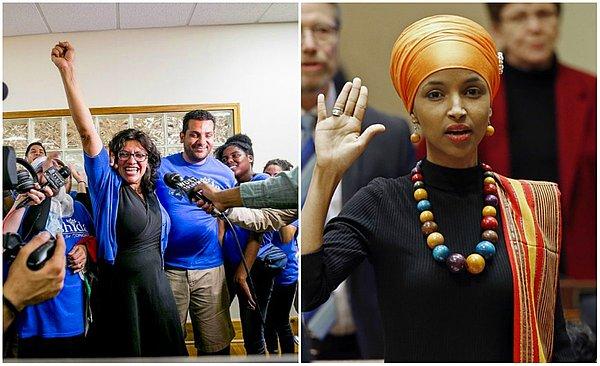 ABD Kongresi’nin ilk Müslüman kadın üyeleri: Rashida Tlaib ve Ilhan Omar