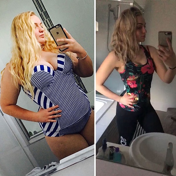 9. Похудев до 90 кг, Десгранд нашла в себе силы отправиться в тренажерный зал