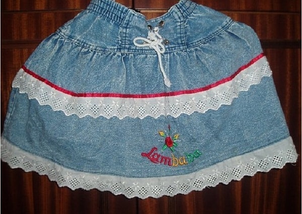 7. Юбка "Ламбада"