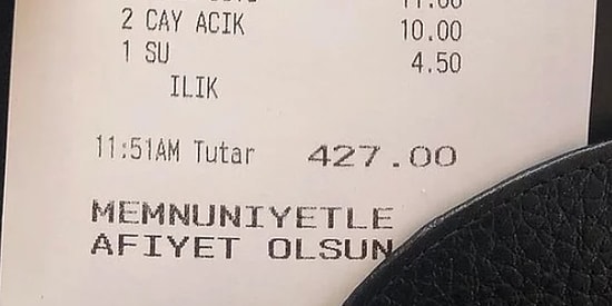 İstanbul'da Bir Mekana Ödenen 427 Liralık Kahvaltı Hesabı Sosyal Medyayı İkiye Böldü!