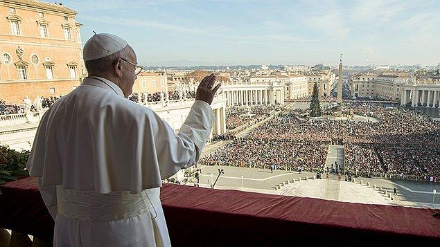 6. İnsan başına düşen suç oranının en yüksek olduğu yer Vatikan. (Kişi başına 1.5 suç)