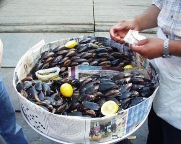 4. Мидии с рисовой начинкой