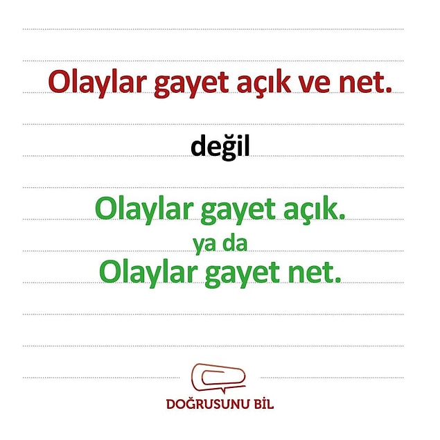 11. Gayet açık bir bilgi.