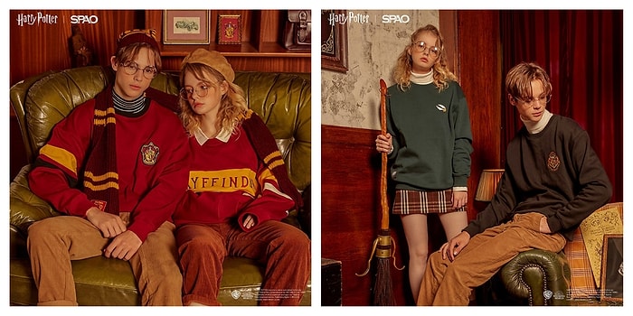 Корейский бренд в сотрудничестве с Warner Bros создали коллекцию одежды в стиле Гарри Поттера с отсылкой к 90-м годам