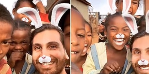 Instagram'ın Tavşan Filtresiyle Mutluluktan Havalara Uçan Çocuklar