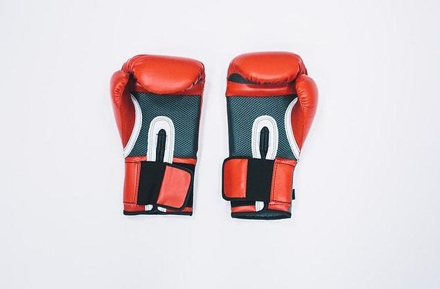 A pair of boxing gloves...