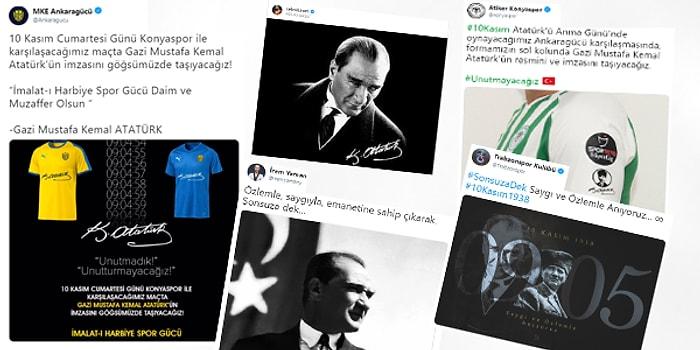 Mustafa Kemal Atatürk'e Büyük Özlemle! Spor Camiasından 10 Kasım Mesajları