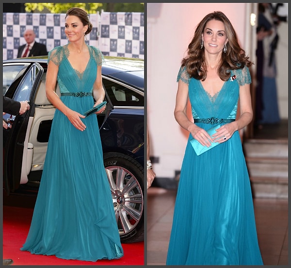 Фото справа относительно недавнее - оно было снято пару дней назад. А на фото слева Кейт Миддлтон в 2012 году
