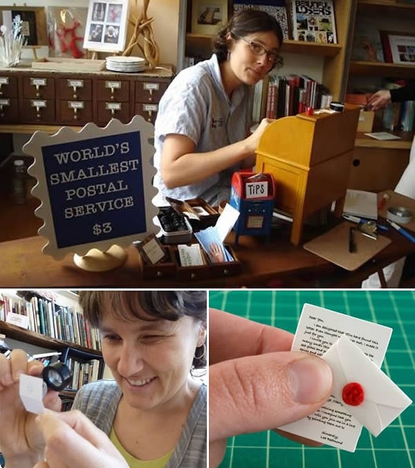 Женщина открыла почтовое отделение в одном из кафе