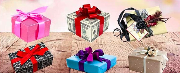 Выберите подарок: