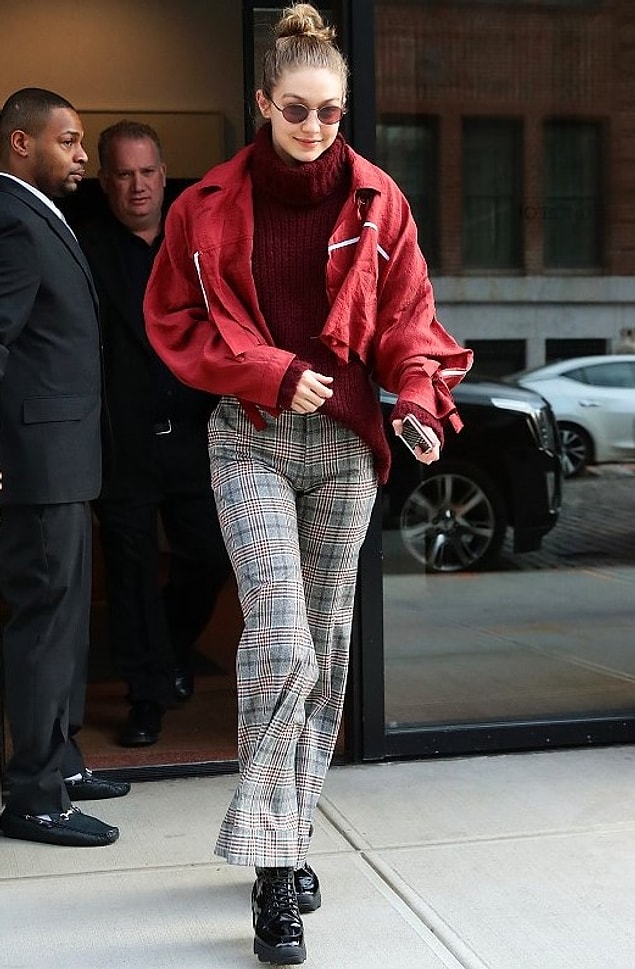 2. Sokak stiline yeni bir ayar: Gigi Hadid.