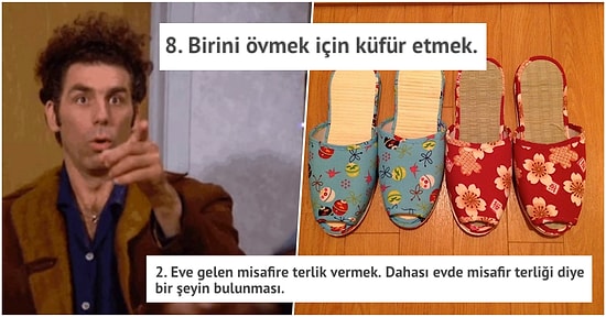 Yabancıların Anlam Vermekte Güçlük Çektiği, Çoğunlukla Bize Özgü Durumlar