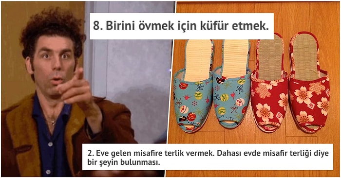 Yabancıların Anlam Vermekte Güçlük Çektiği, Çoğunlukla Bize Özgü Durumlar