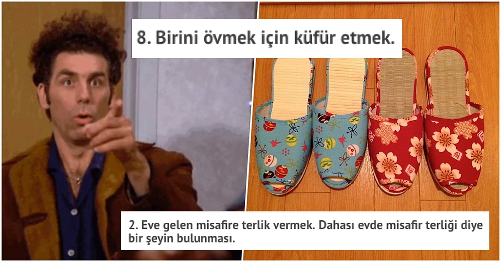 Yabancıların Anlam Vermekte Güçlük Çektiği, Çoğunlukla Bize Özgü Durumlar