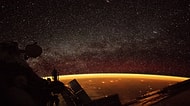 Olağanüstü Bir Manzara! NASA Astronotlarından Biri Dünya'yı Saran Turuncu Parlak Işığı Fotoğrafladı