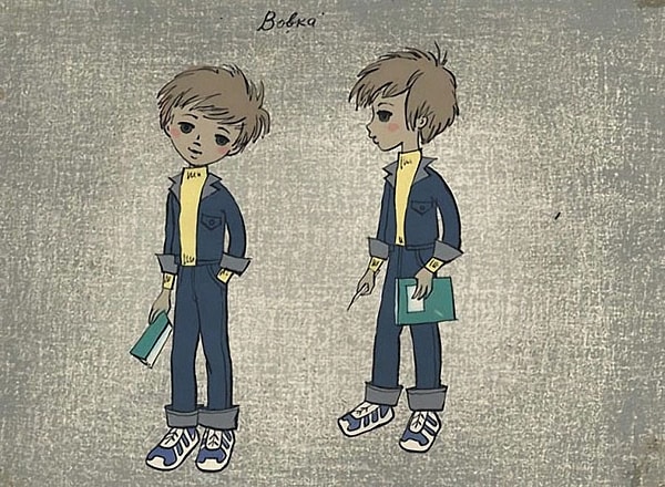 А это эскиз хозяина Кеши, Вовки