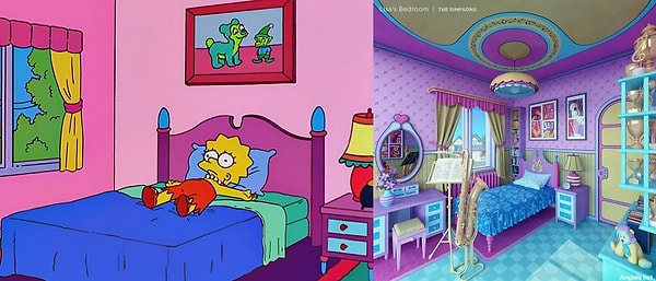 1. Детская из мультипликационного сериала "Симпсоны"