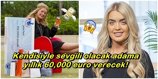 Parasıyla Değil mi? Kendisiyle Sevgili Olacak Adama Yıllık 60,000 Euro Verecek Olan Milyoner Kadın!