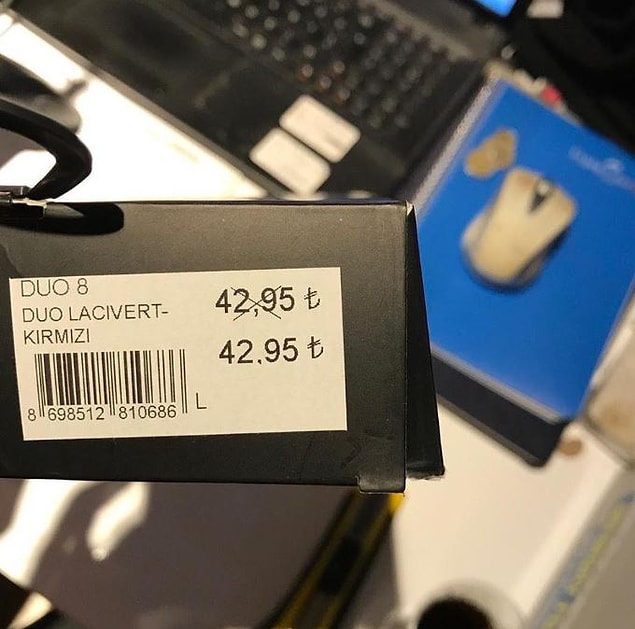 1. 42,95 değil, tam 42,95!